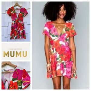 Show Me Your‎ Mumu Ibiza Mini Tropical Dress in Bahama Mama Small